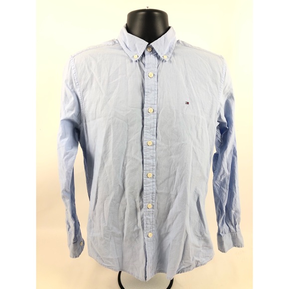 Tommy Hilfiger Long Sleeve Men's Button Front - Picture 1 of 5